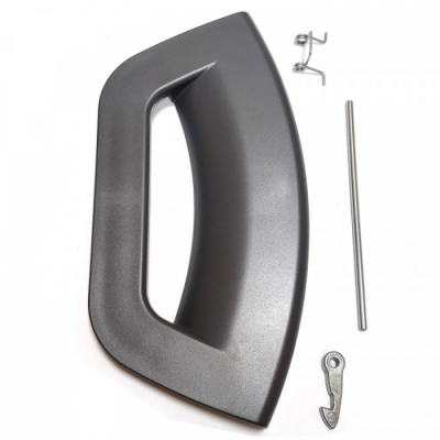 Ручка люка Indesit, пластик, серая, C00288568