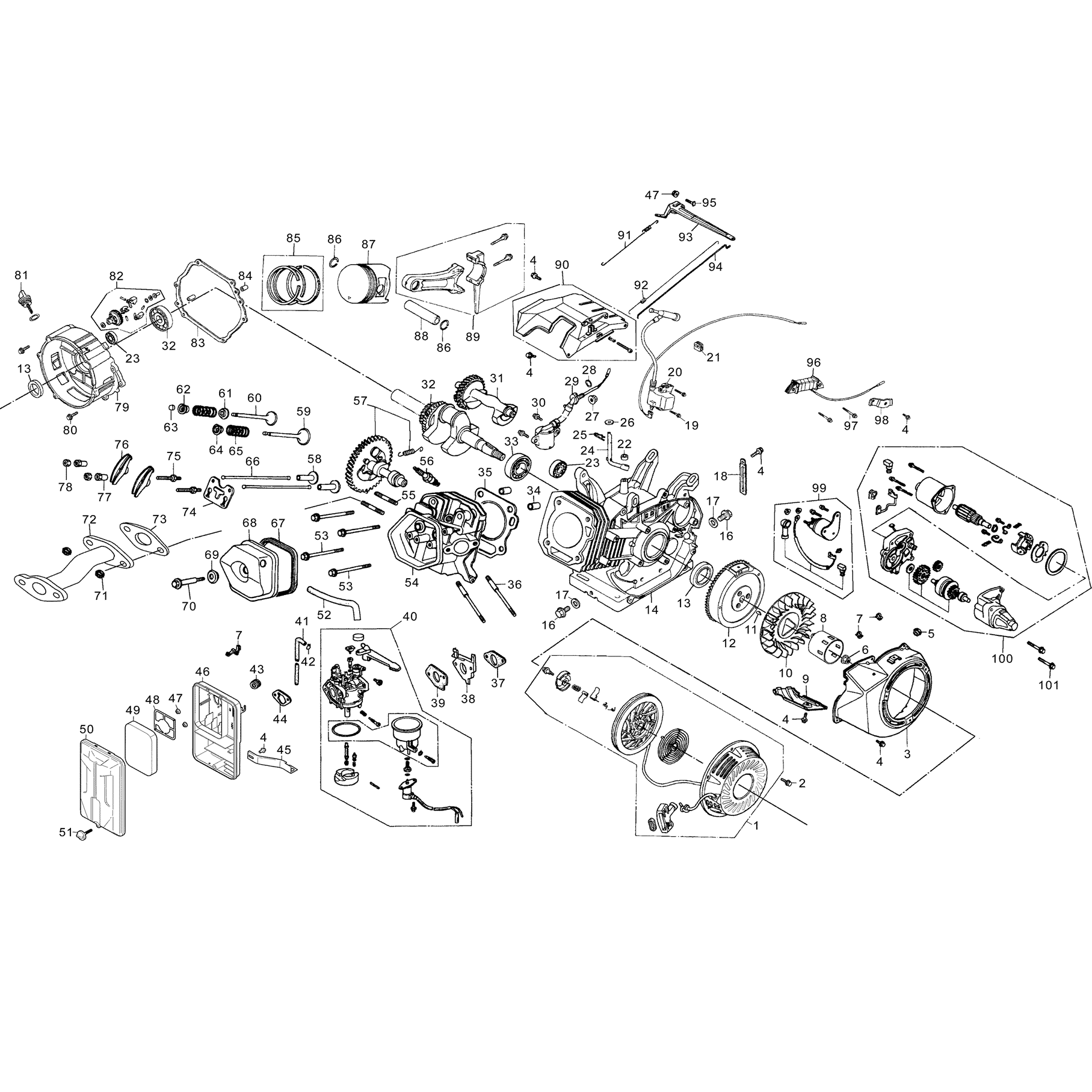 Генератор бензиновый СБ-5500Е